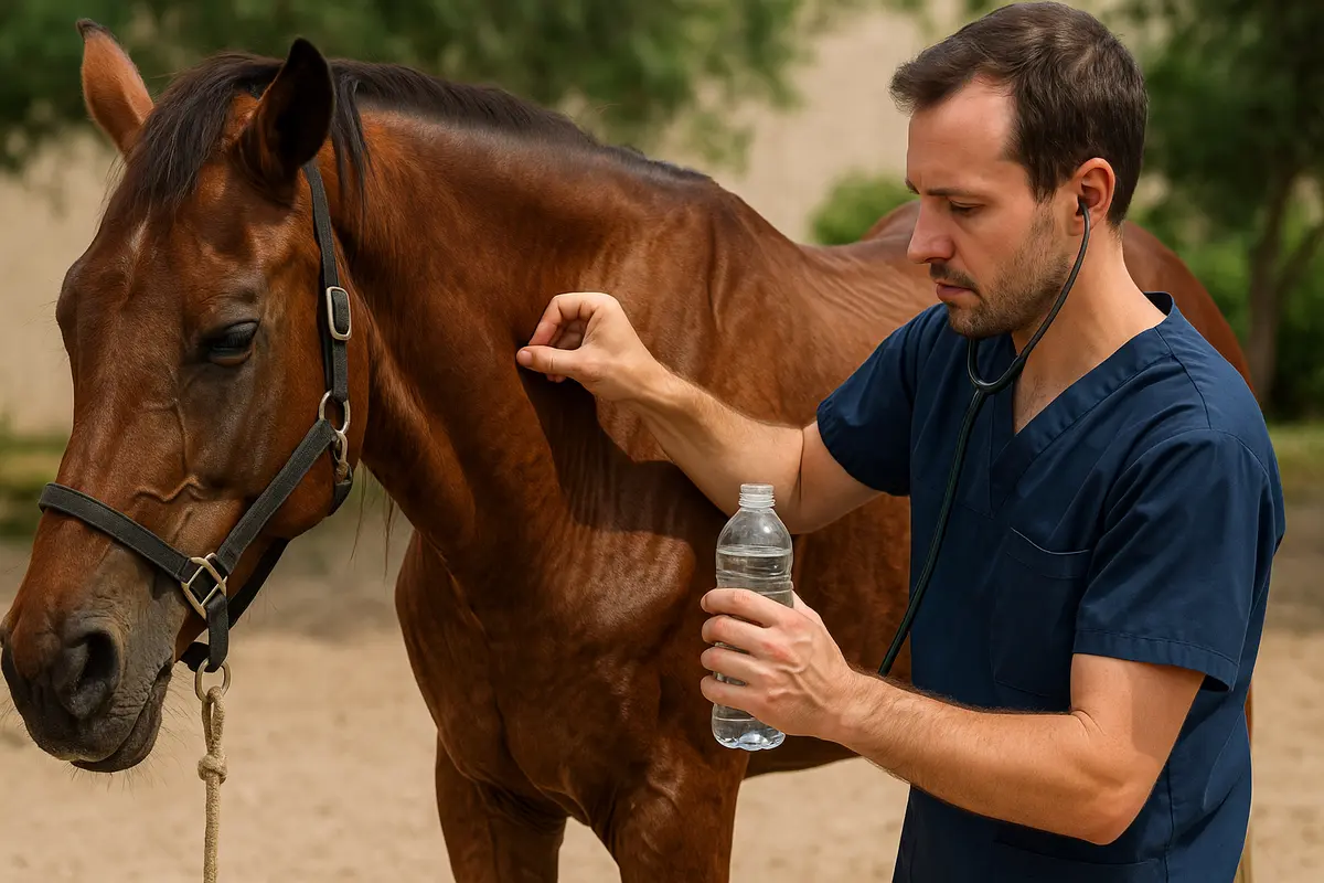 Come riconoscere la disidratazione in un cavallo domestico? Sintomi chiave e rimedi immediati