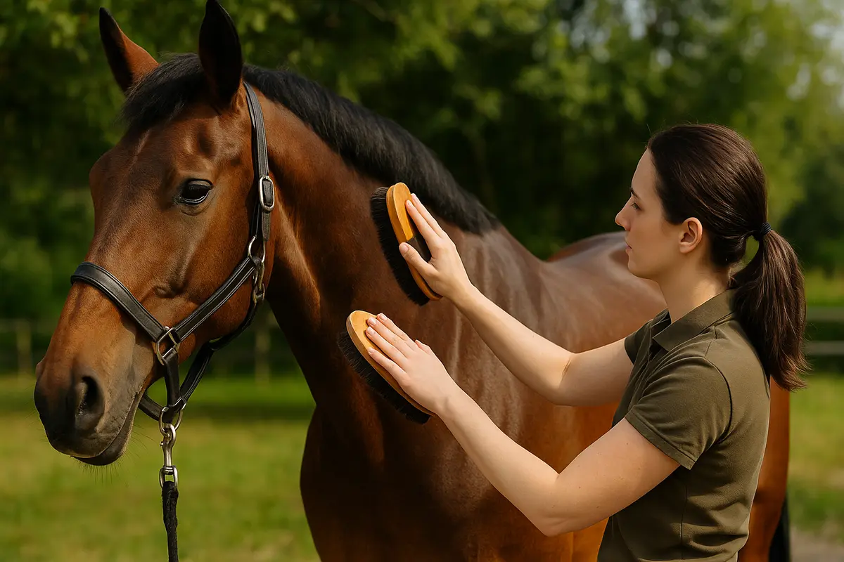 Toelettatura del manto equino: I passaggi essenziali per un pelo lucido e sano senza stress per l’animale