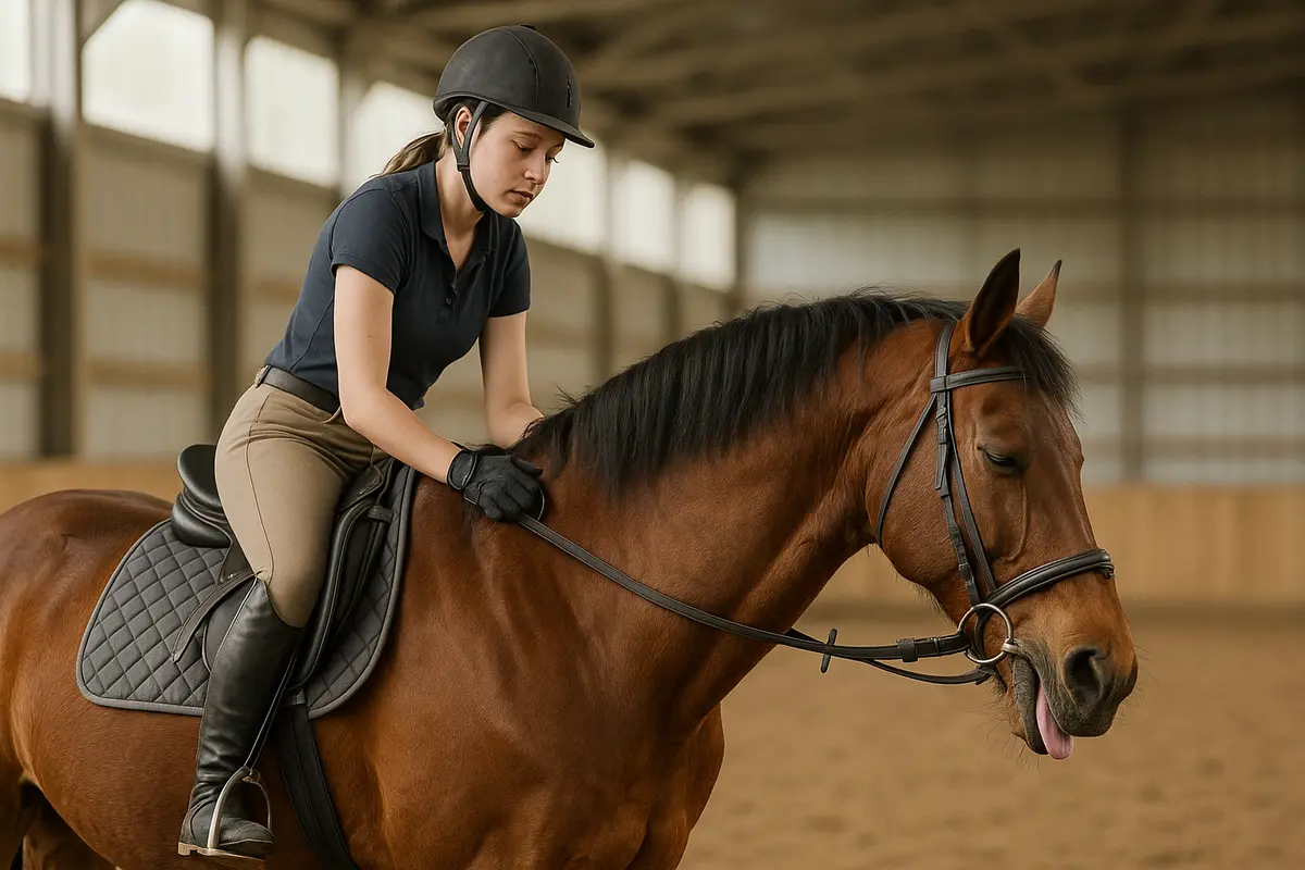 Come riconoscere la stanchezza nei cavalli durante una lezione di equitazione? Indizi facili da osservare