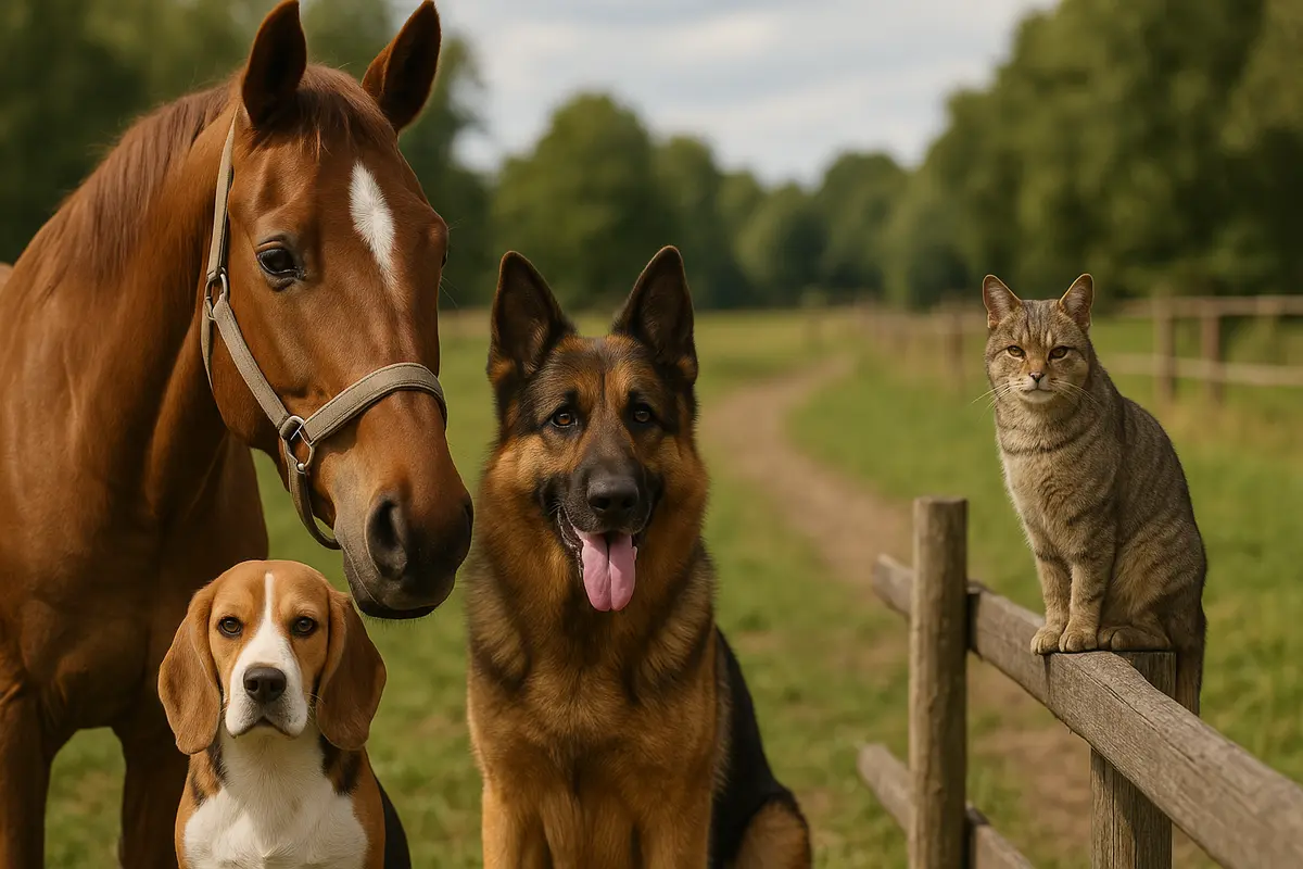 Quanti animali domestici si possono tenere con un cavallo? Limiti legali e suggerimenti utili