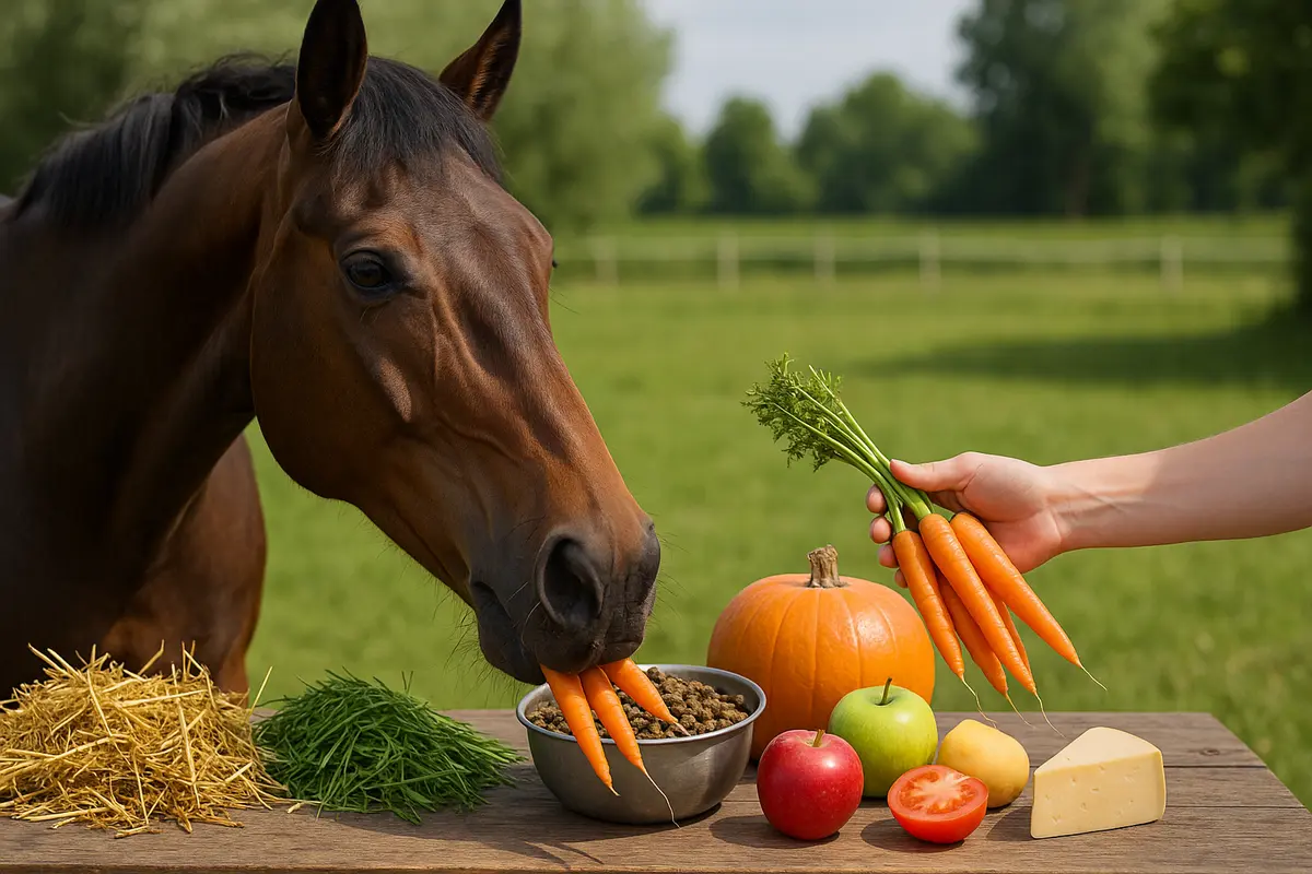 Cosa mangiano davvero i cavalli domestici? La guida completa agli alimenti permessi e proibiti