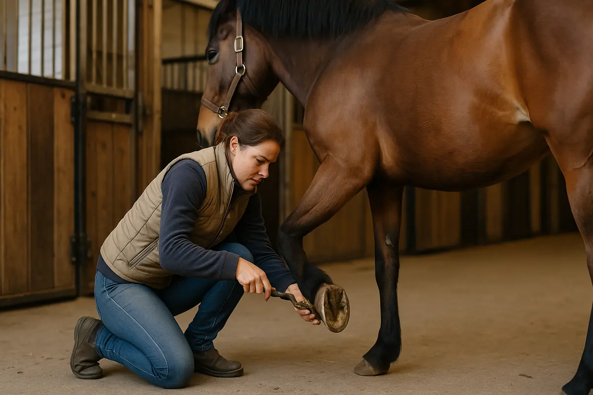 Cura degli zoccoli nel cavallo di famiglia: La routine che previene infezioni e zoppie