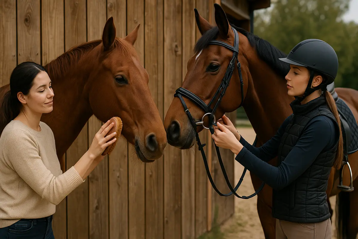 La differenza tra cavallo domestico e cavallo sportivo: ciò che cambia per la cura quotidiana