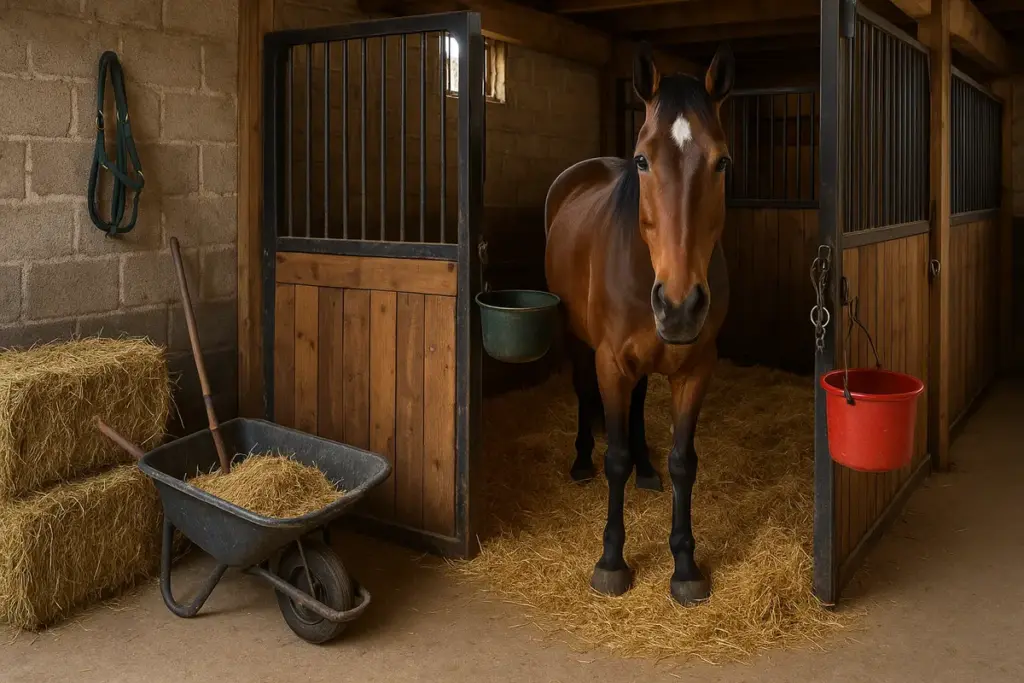 Come si prepara il box per il cavallo di famiglia? Gli elementi che non possono mai mancare per il benessere quotidiano