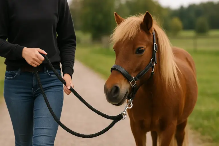 Che guinzaglio usare per portare a spasso il pony di casa? Il tipo che offre più controllo e sicurezza