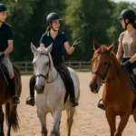 Lavorare in gruppo durante le lezioni di equitazione: Come evitare confronti pericolosi e distrazioni