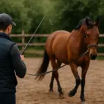 Come si insegna al cavallo a seguire il “volteggio”? Il trucco che accelera l’apprendimento della disciplina