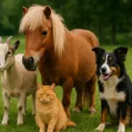 Quali animali sono compatibili con il pony in famiglia? Le coppie insolite che sorprendono per affinità