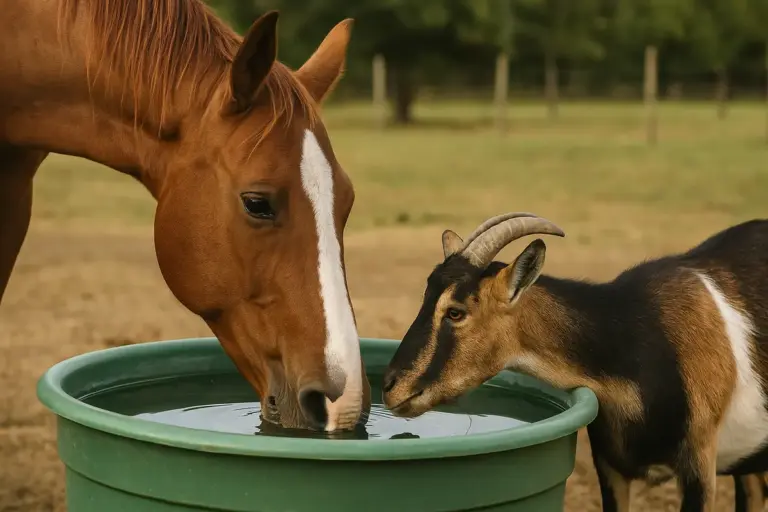 Qual è il miglior tipo di abbeveratoio per cavalli e piccoli animali insieme? Il segreto per evitare sprechi d’acqua