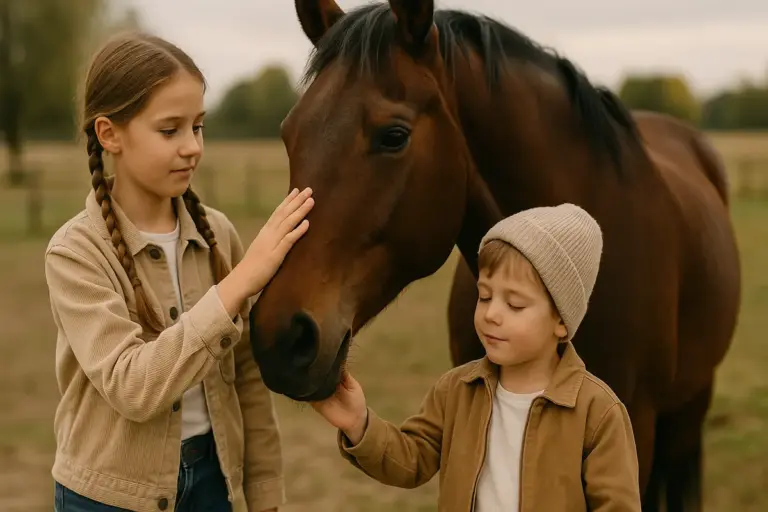 Cavallo domestico e bambini: buone pratiche per instaurare da subito un rapporto di fiducia