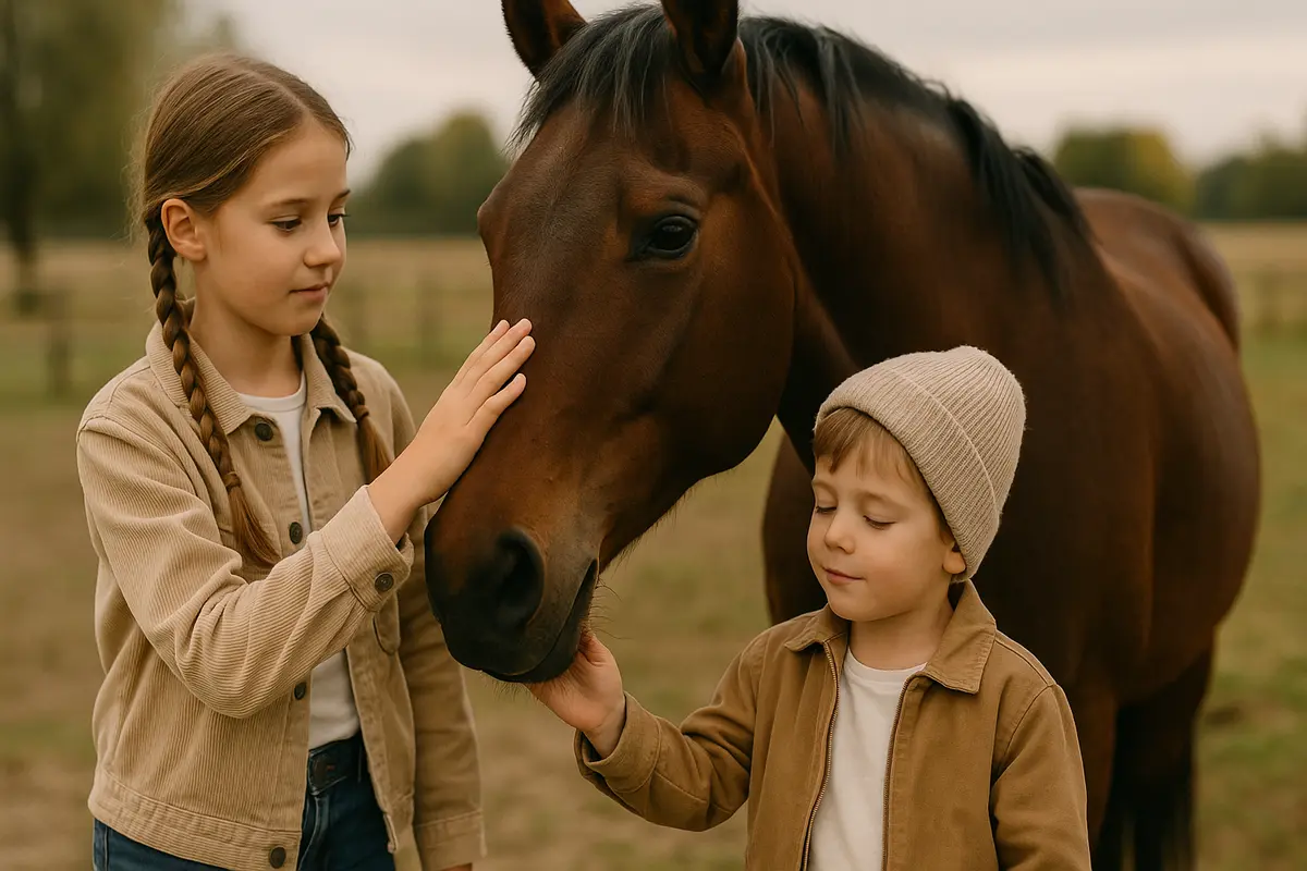 Cavallo domestico e bambini: buone pratiche per instaurare da subito un rapporto di fiducia