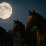 I cavalli e la luna piena: cosa osservavano i vecchi stallieri e cosa c’è di vero