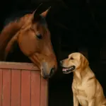 Il cane da scuderia: perché cavalli e cani vanno così d’accordo