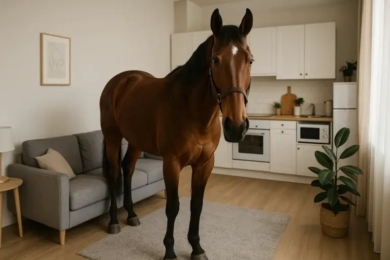 Cavallo in casa con poco spazio: le soluzioni che funzionano davvero