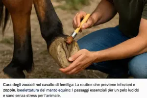 Zoccoli screpolati nel cavallo domestico: il rimedio che evita zoppie ricorrenti