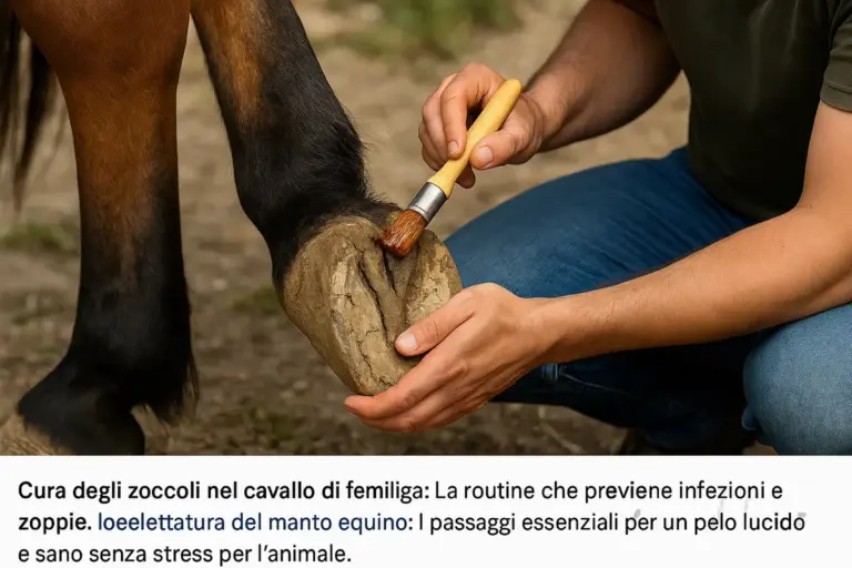 Zoccoli screpolati nel cavallo domestico: il rimedio che evita zoppie ricorrenti
