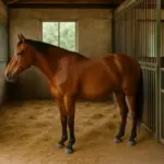 Prime settimane del nuovo cavallo in stalla: gli spazi che favoriscono la calma
