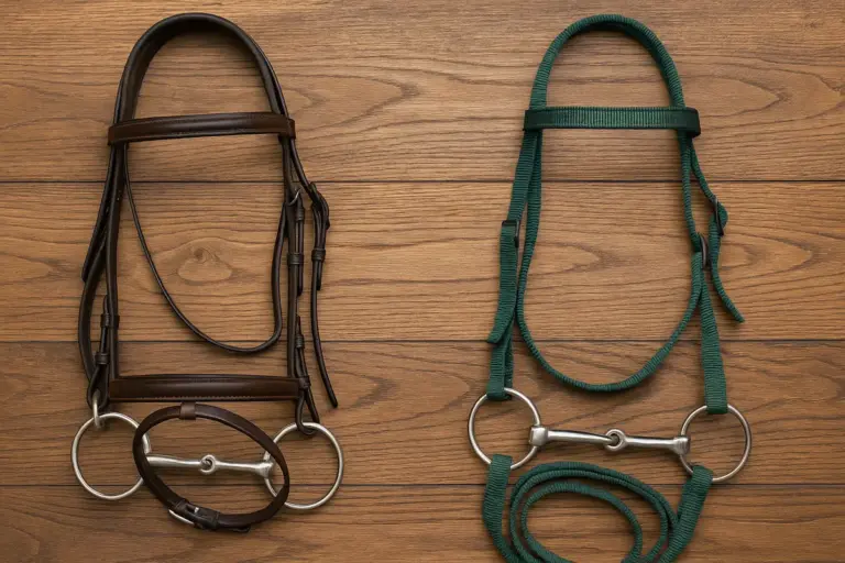 Briglie in cuoio o in nylon per il cavallo: quale regge meglio all’uso quotidiano