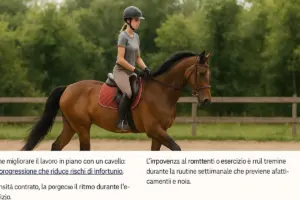 Esercizi di lavoro in piano per cavalli giovani: il ritmo che protegge le articolazioni