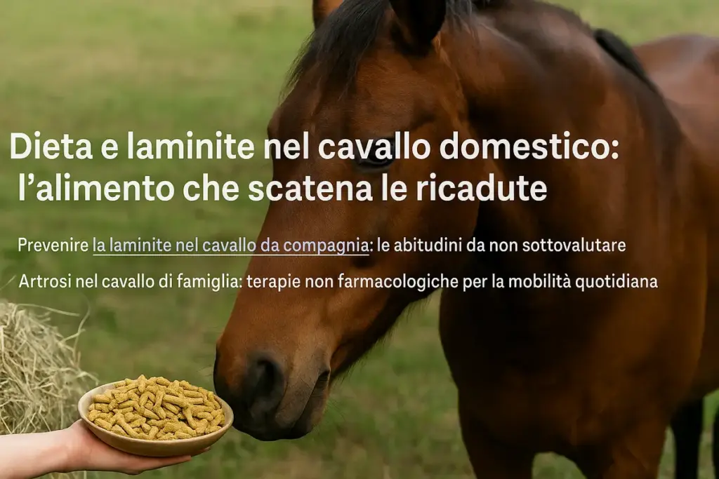 Dieta e laminite nel cavallo domestico: l’alimento che scatena le ricadute