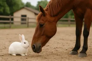 Coniglio e cavallo convivono bene? ciò che cambia nella gestione degli spazi