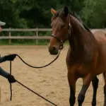 Come iniziare il lavoro da terra con un cavallo diffidente: il primo passo