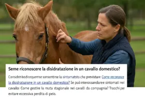 Disidratazione nel cavallo anziano: i segnali che il proprietario nota per primo