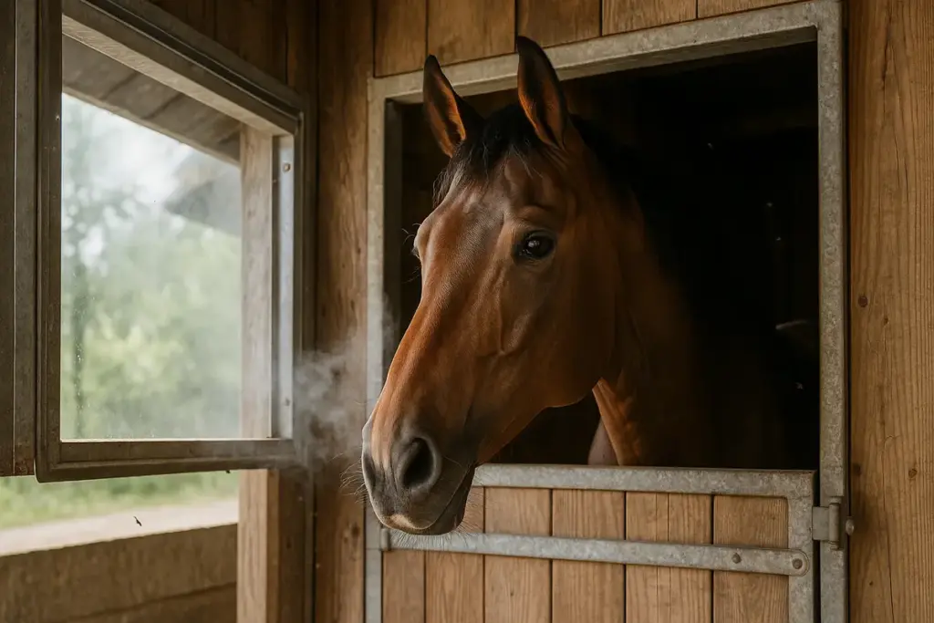 Ventilazione del box e salute respiratoria del cavallo: l’errore più diffuso