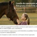 Cavallo da compagnia per bambini: l’età giusta e i rischi da non ignorare