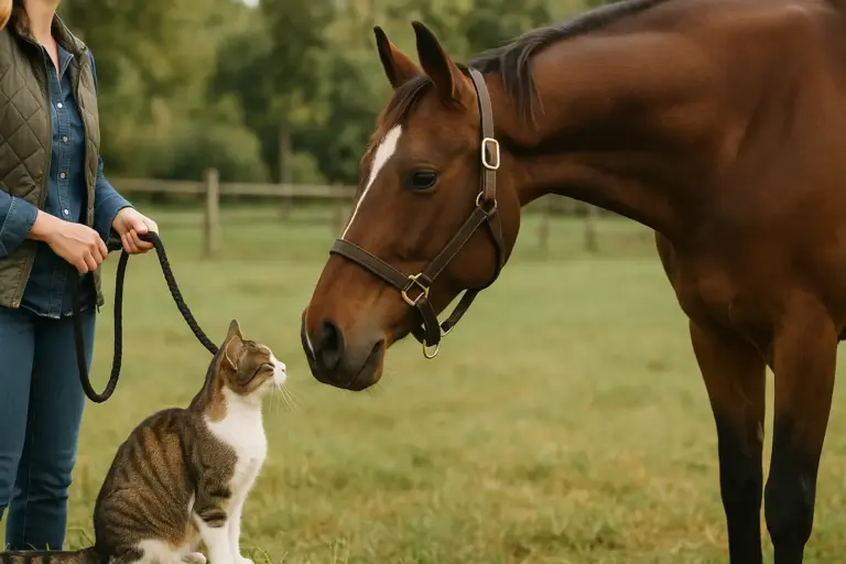 Come presentare un nuovo animale al cavallo: il ritmo che evita reazioni brusche