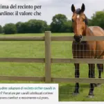 Altezza minima del recinto per cavalli in giardino: il valore che sorprende