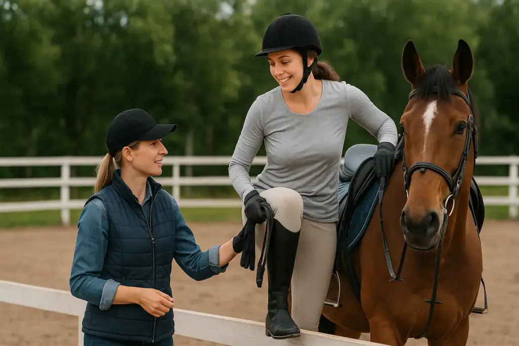 Prima lezione di equitazione da adulto: cosa portare e cosa aspettarsi