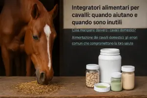 Integratori alimentari per cavalli: quando aiutano e quando sono inutili