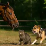 Cavallo spaventato dagli animali domestici: le cause nascoste del rifiuto