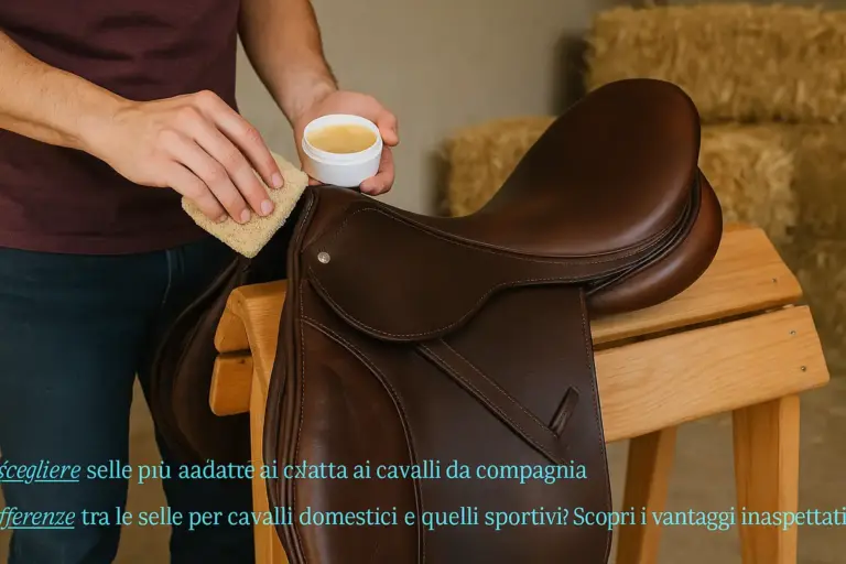 Manutenzione della sella per cavalli domestici: i passaggi che ne allungano la vita