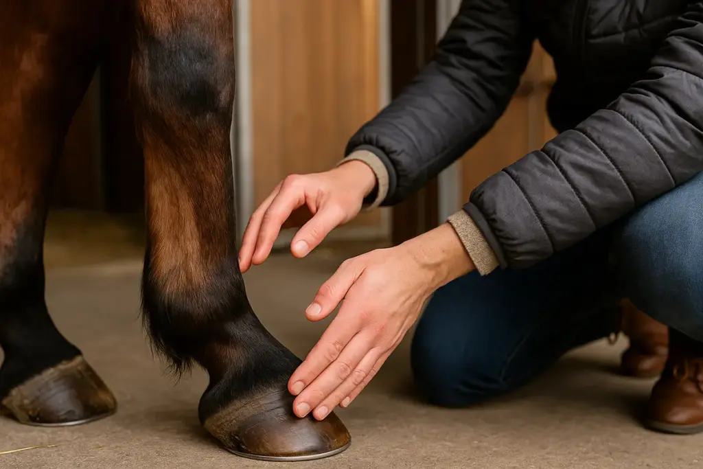 Zoccoli caldi al tatto nel cavallo di casa: il segnale precoce da non ignorare