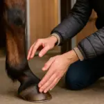 Zoccoli caldi al tatto nel cavallo di casa: il segnale precoce da non ignorare