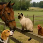 Come gestire i primi incontri tra cavallo e altri animali: l’ordine che fa la differenza