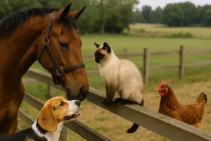 Come gestire i primi incontri tra cavallo e altri animali: l’ordine che fa la differenza