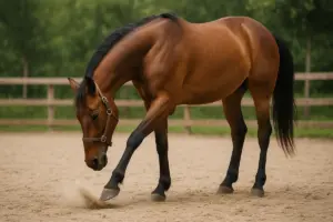 Cavallo che raspa continuamente: comportamento innocuo o segnale nascosto