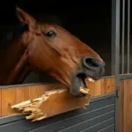 Cavallo che distrugge il box: i materiali che resistono meglio ai morsi ripetuti