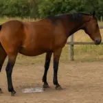Urine scure nel cavallo: il primo segnale di disidratazione che molti ignorano
