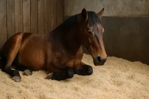 Lettiera adatta al cavallo con laminite: il materiale che allevia il dolore ai piedi